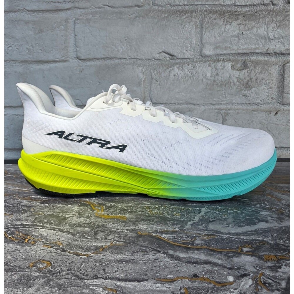 Altra Men's Experience Flow 2 White Lime Green Running Shoes Size 15